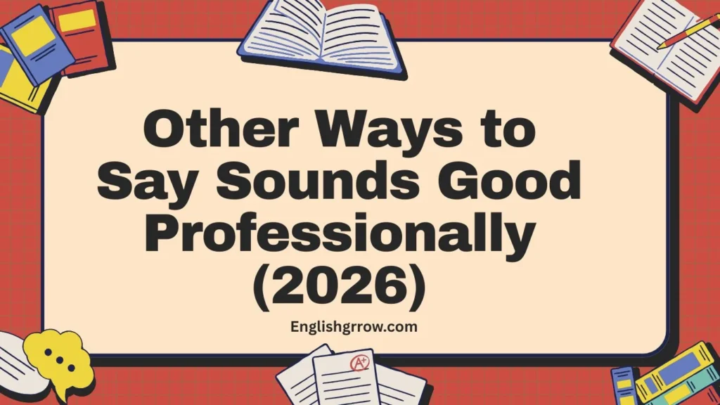 Other Ways to Say Sounds Good Professionally (2026)