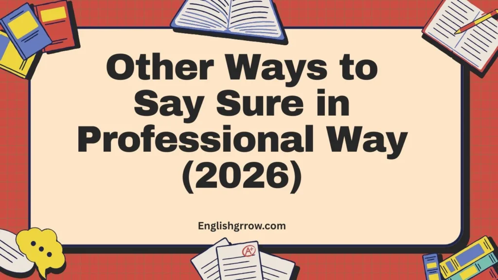 Other Ways to Say Sure in Professional Way: 55 Professional & Polite Alternatives (2026)