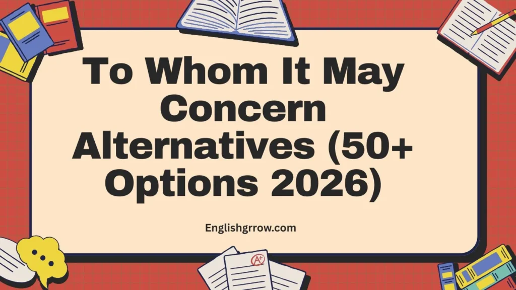 Other Ways to Say “To Whom It May Concern”: 50+ Professional and Polite Alternatives (2026)
