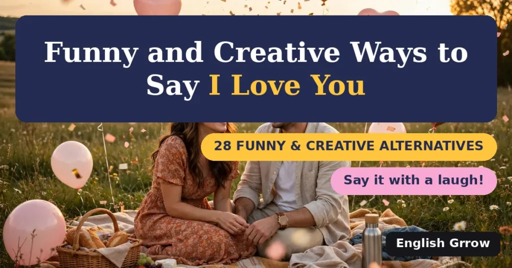 28 Funny and Creative Ways to Say I Love You (2026)