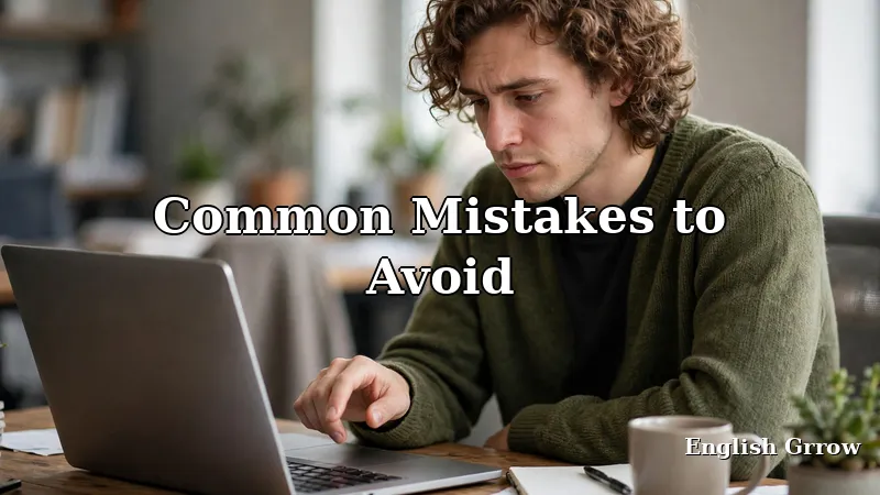 Professional pausing before sending an email to avoid common business email mistakes