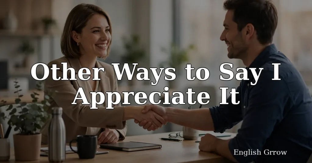 28 Other Ways to Say I Appreciate It: Professional & Polite Alternatives (2026)