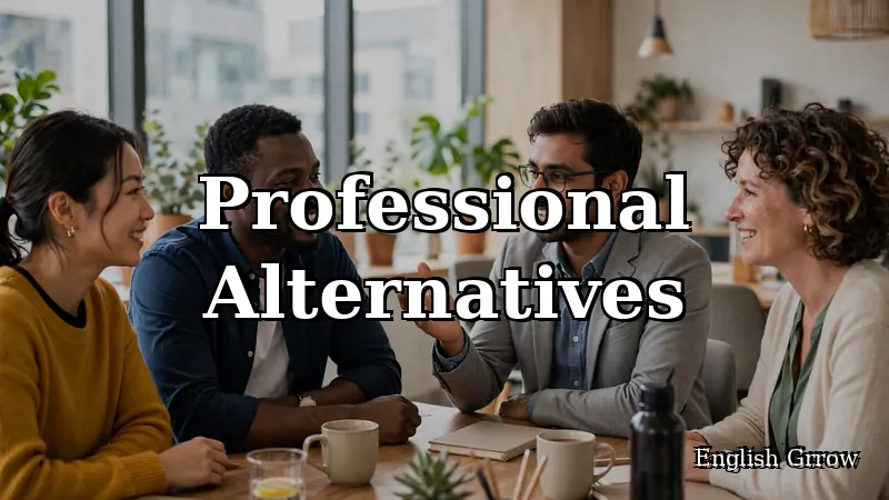 Small team in a friendly business meeting, illustrating how to use professional alternatives to I told you so in workplace conversations