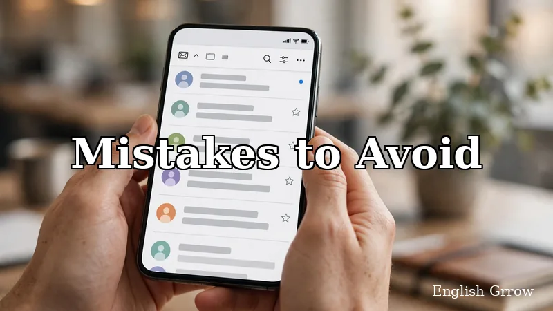 Thoughtful professional re-reading an email on a laptop, reviewing common email mistakes
