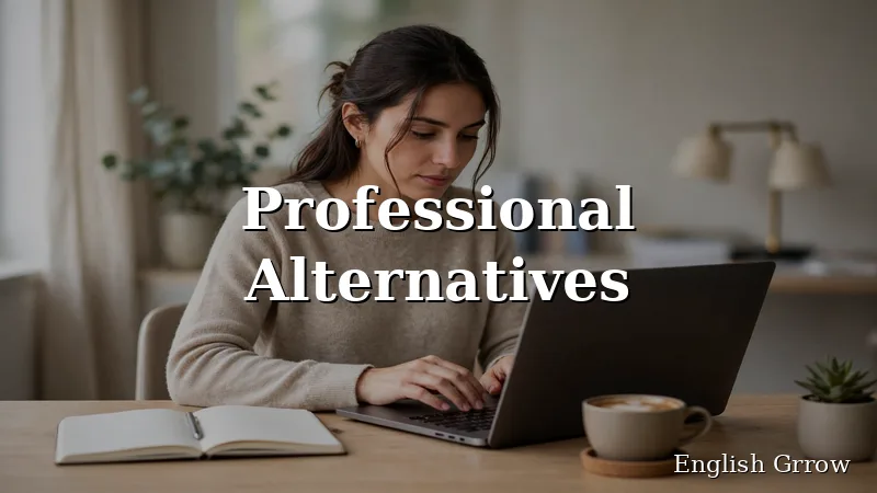 Professional writing a polite approval request email on a laptop at a tidy office desk