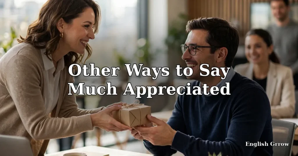 Other ways to say much appreciated: professional and polite alternatives guide