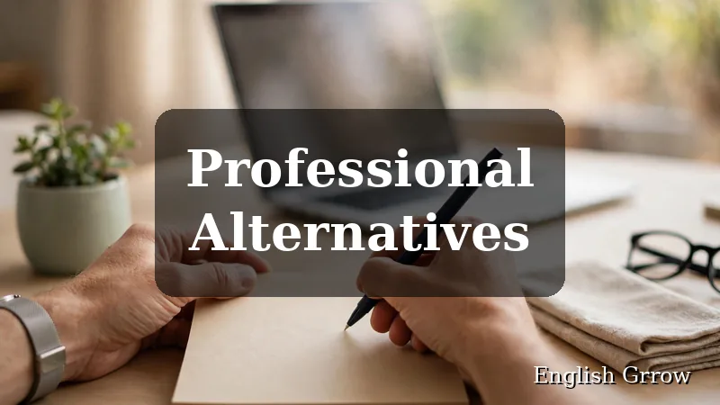 Professional alternatives to the phrase please be patient written on a notepad at an office desk