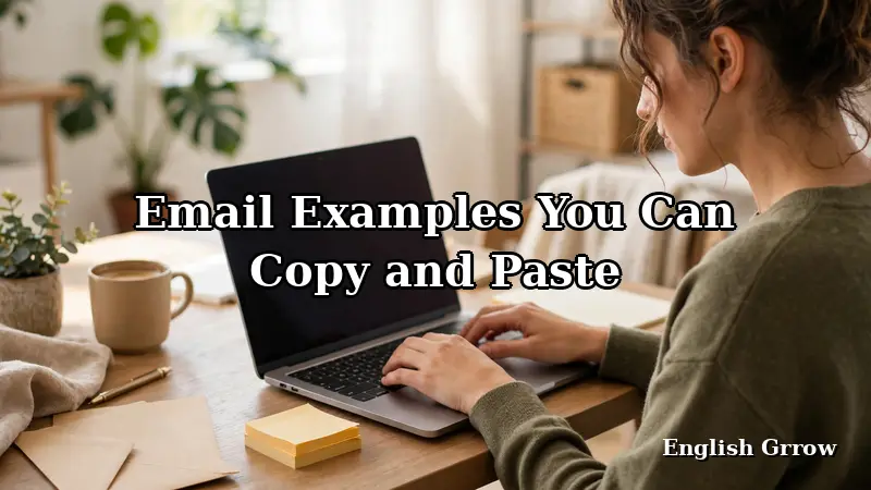 Email examples showing how to say thank you for taking care of this professionally