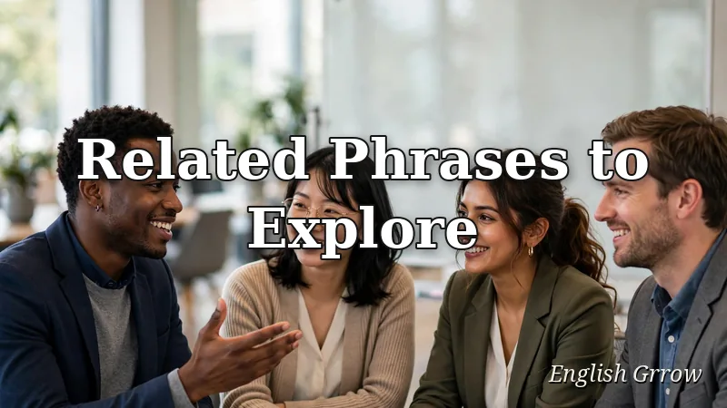 A diverse team of professionals smiling in a bright meeting room, illustrating related phrases for workplace gratitude and flexibility