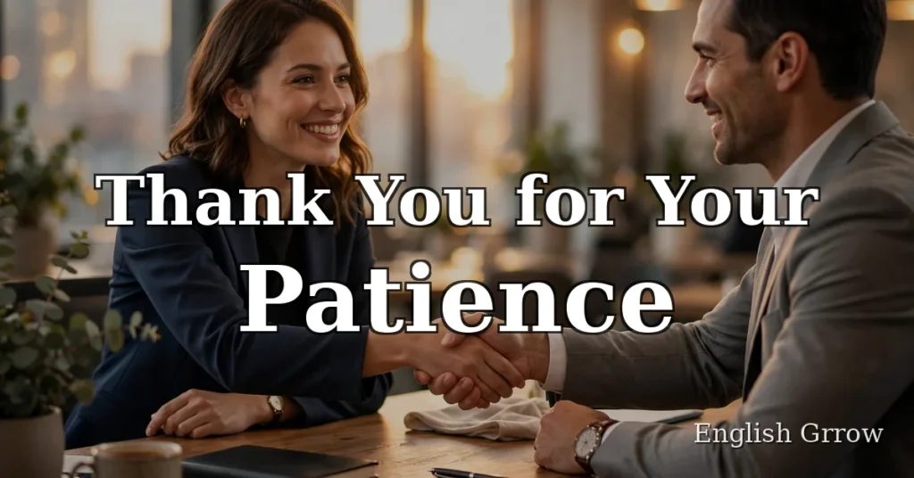 Thank You for Your Patience: 28 professional and polite alternatives for emails and workplace messages