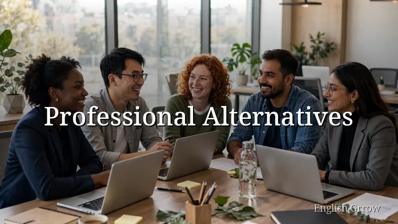 Diverse business team collaborating around a conference table in a modern office