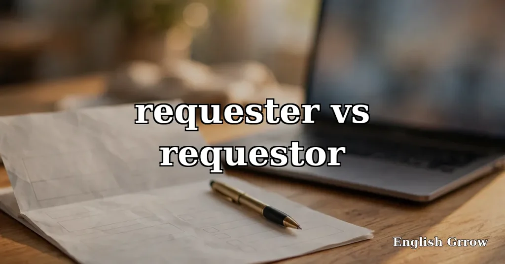 Requester vs Requestor: Meaning, Difference & Examples (2026)