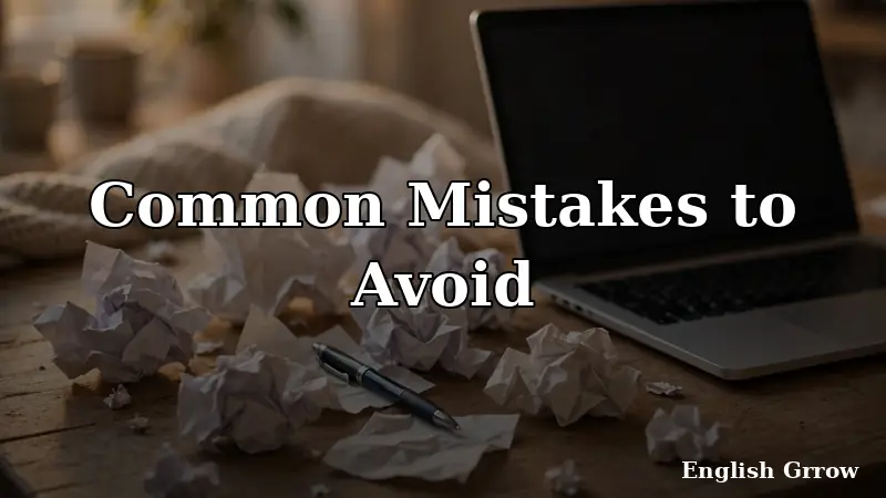 Common mistakes to avoid when thanking someone for their support, crumpled notes beside a laptop